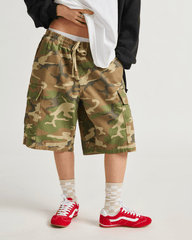 Range Cargo Loose 22'' Shorts in Vintage Camo Brown / Green | Vans outlet