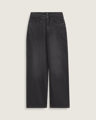 Sirelle 5 Pocket Denim Puddle Pants in Black | Vans discount