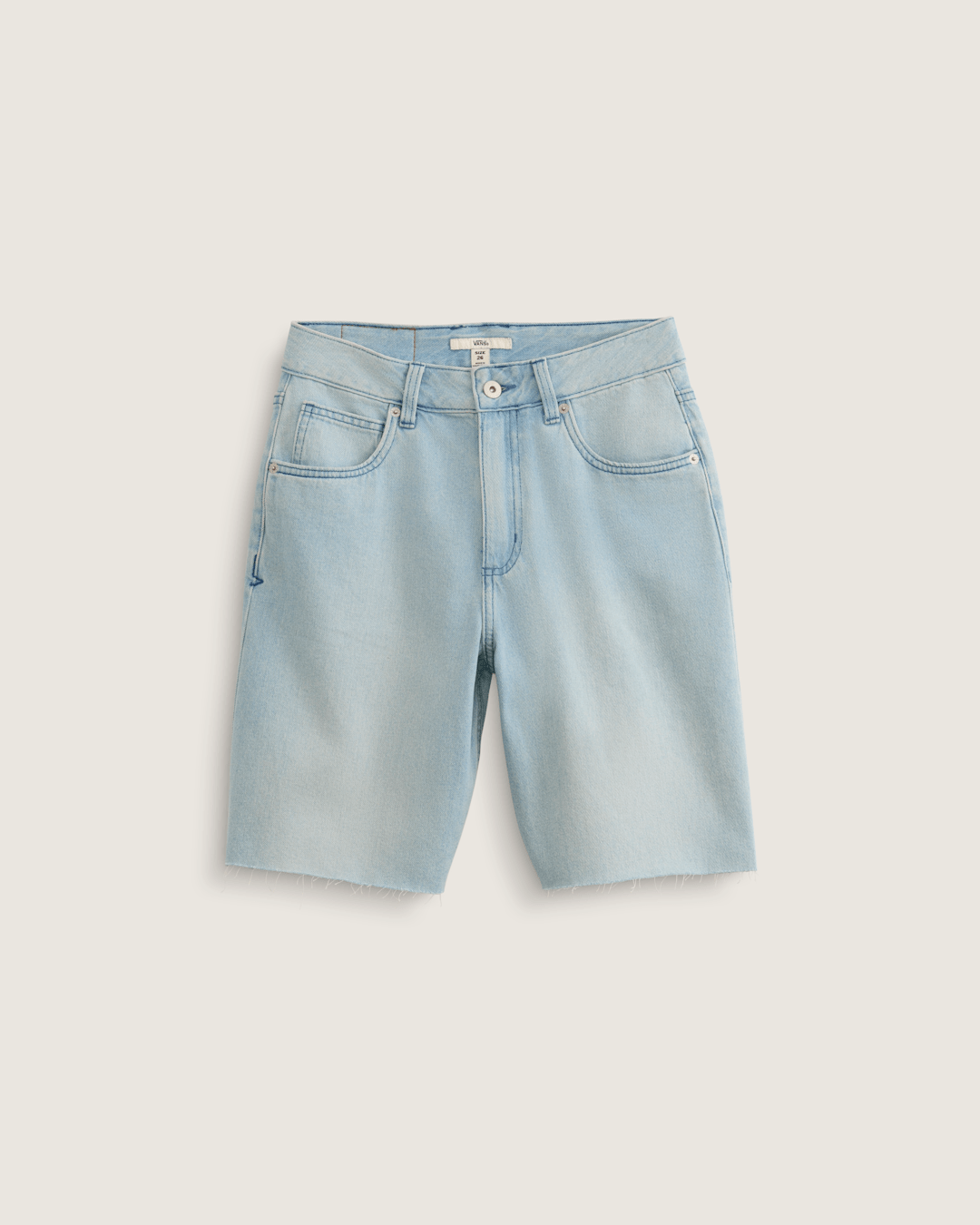 Sirelle Cut-Off 9'' Jorts in Light Stonewash Blue | Vans near me