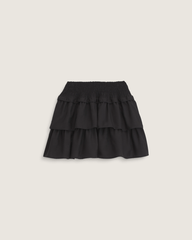Ava Tiered Mini Skirt in Black | Vans discount