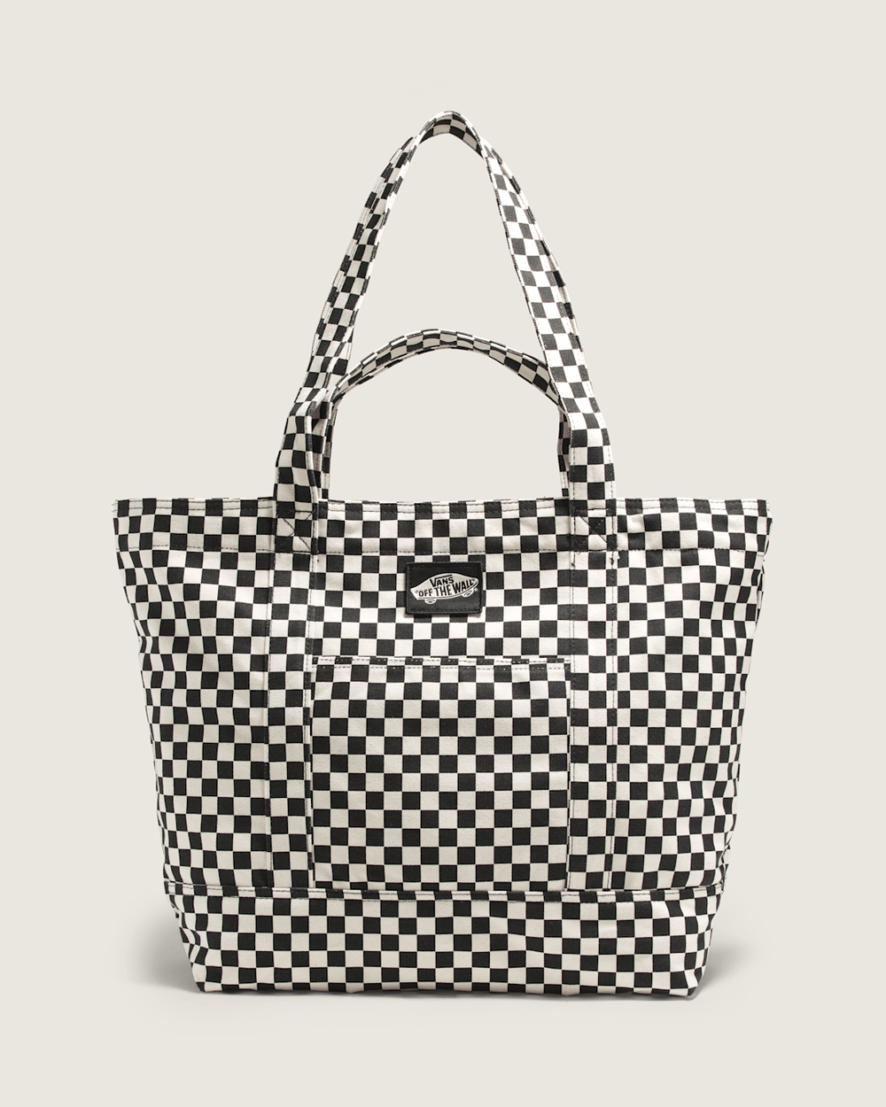Tell All Zip Tote Bag in Checkerboard Black | Vans on sale