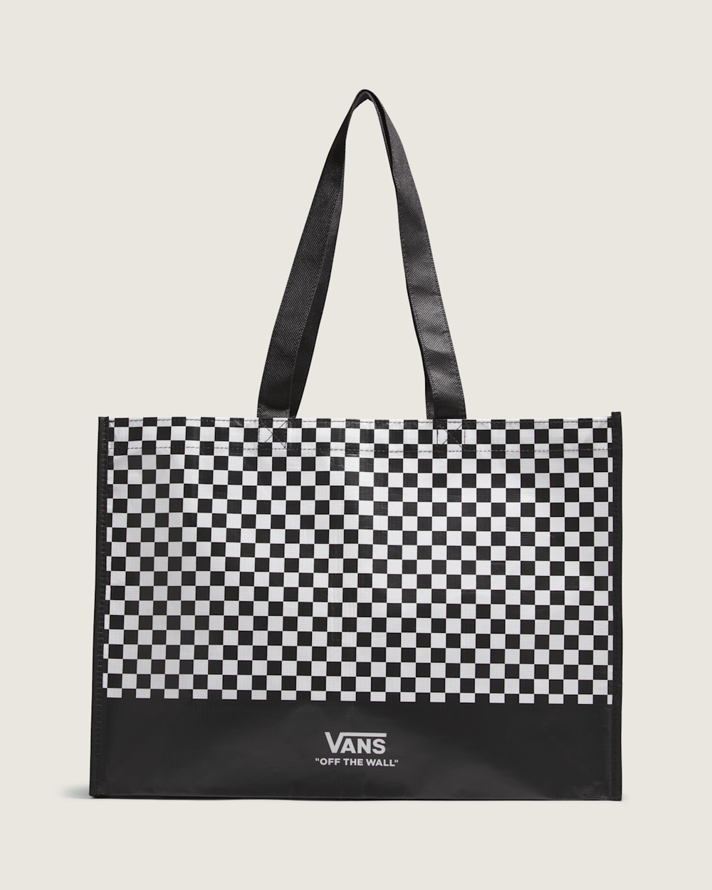 Checkerboard Reusable Tote Bag in Checkerboard Black | Vans on sale