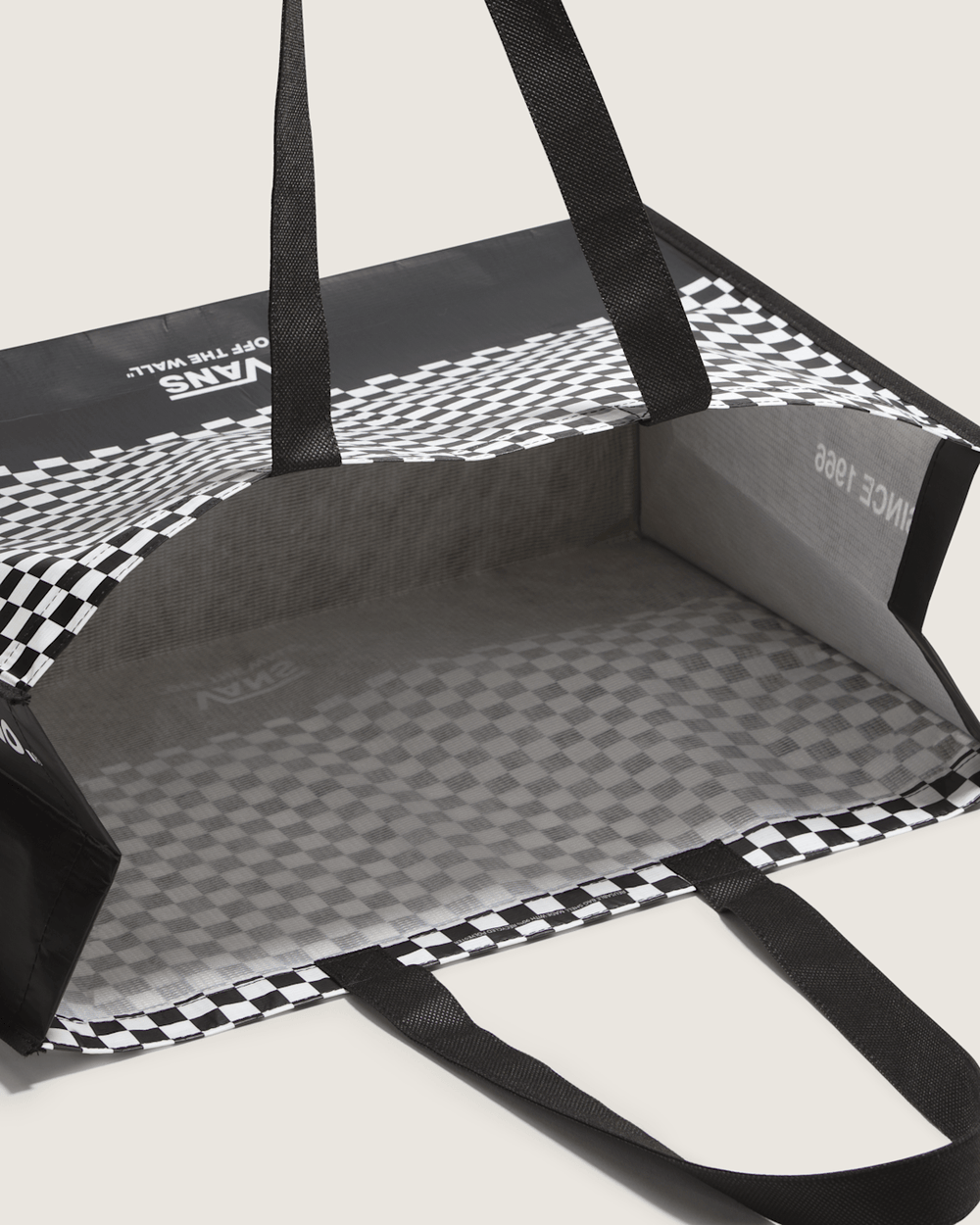 Checkerboard Reusable Tote Bag in Checkerboard Black | Vans on sale
