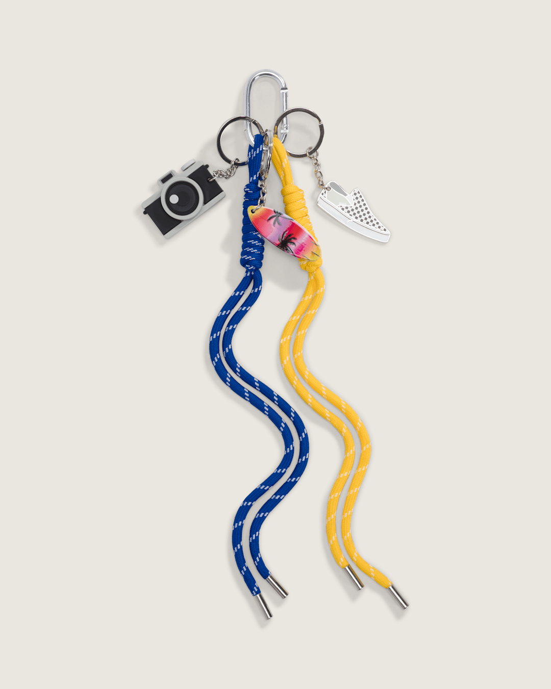 Waffle Shop Sunset Snapshot Bag Charm Set in Blue / Yellow | Vans discount
