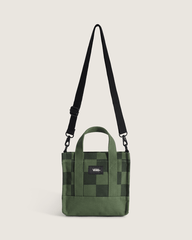 Lil Pergs Tote Bag in Checkerboard Pine Forest Green | Vans outlet