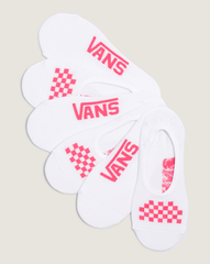Classic Canoodle Socks 3-Pack in White / Wild Orchid Pink | Vans online