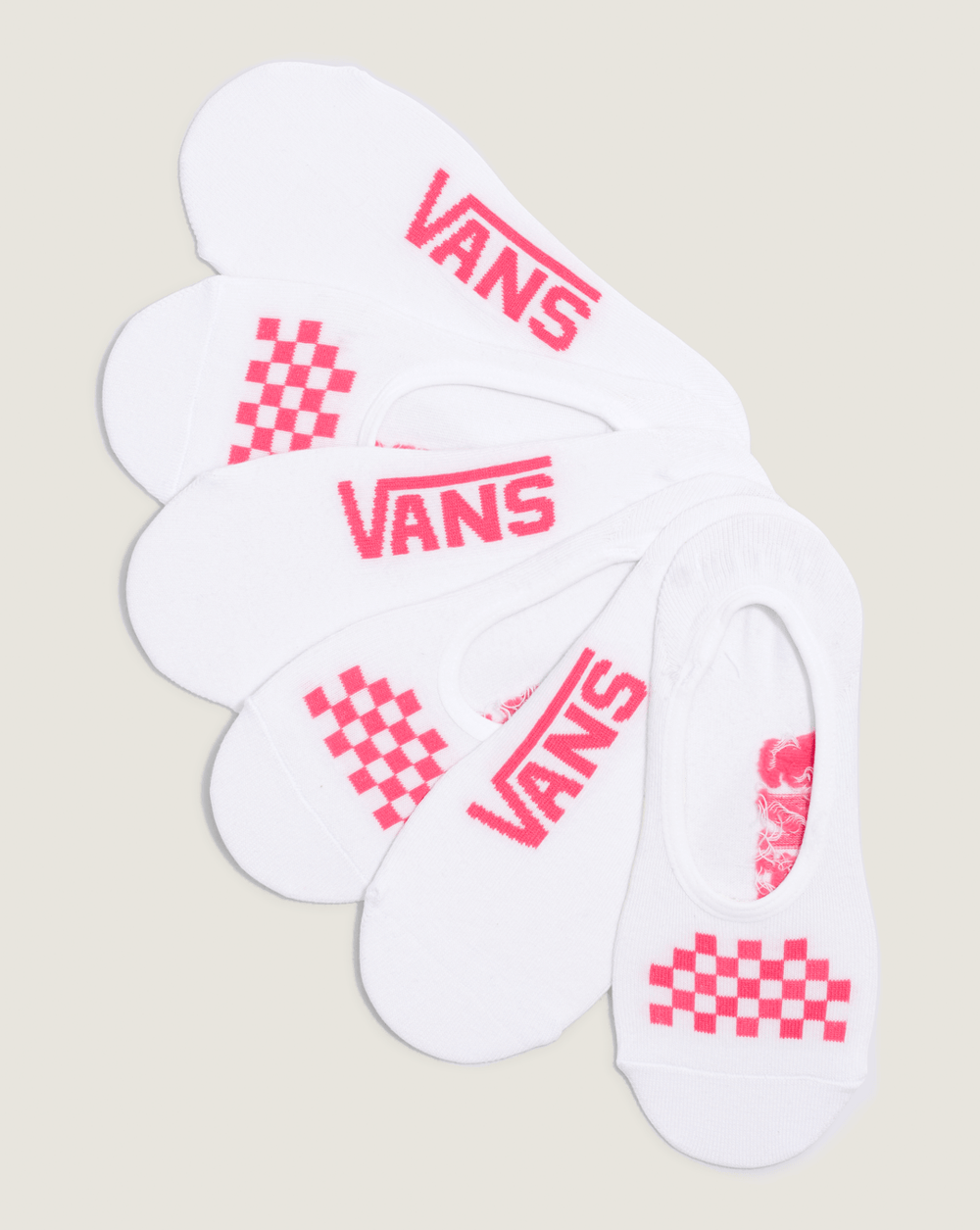 Kids Classic Canoodle Socks 3-Pack in White / Wild Orchid Pink | Vans sale