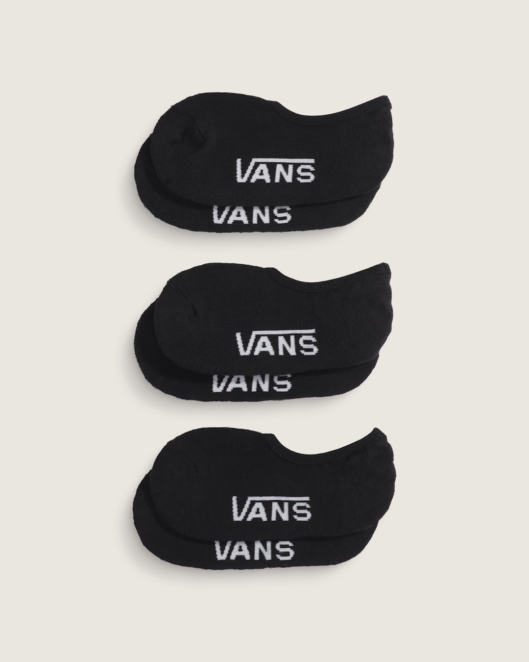 Kids Classic No Show Socks 3-Pack in Black | Vans online