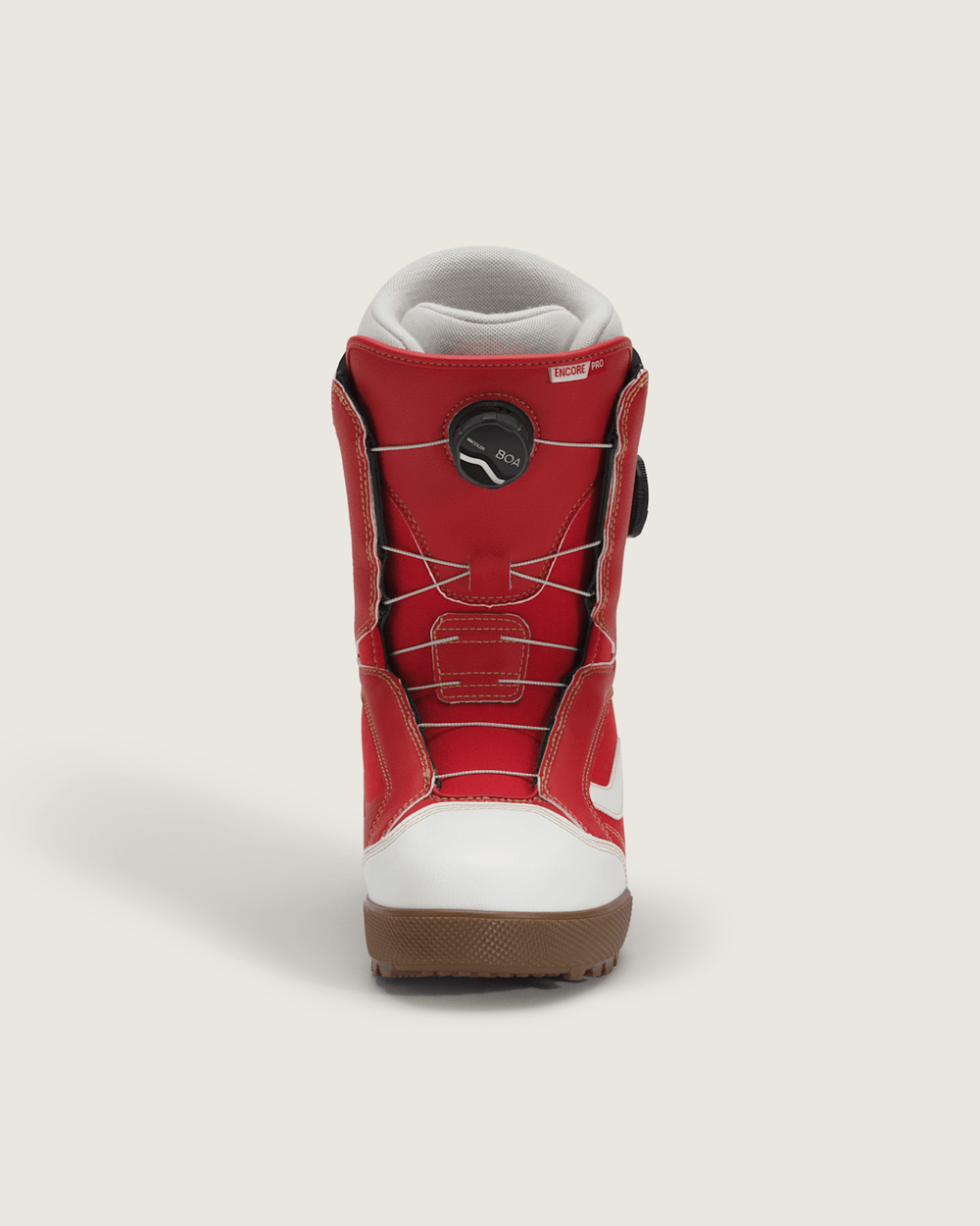 Women's Encore Pro X Mia Brookes Snowboard Boot in Racing Red / Marshmallow White | Vans discount