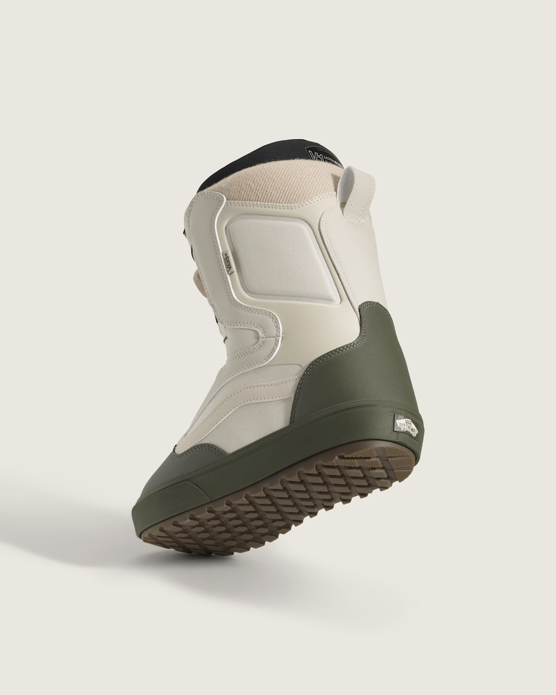 Aura OG Snowboard Boot in Grape Leaf Green / Oatmeal Beige | Vans near me