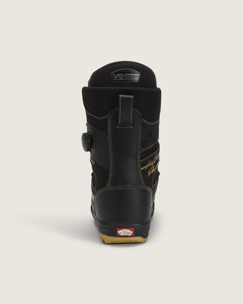 Invado Pro X Rene Rinnekangas Snowboard Boot in Black / Gold Yellow | Vans discount