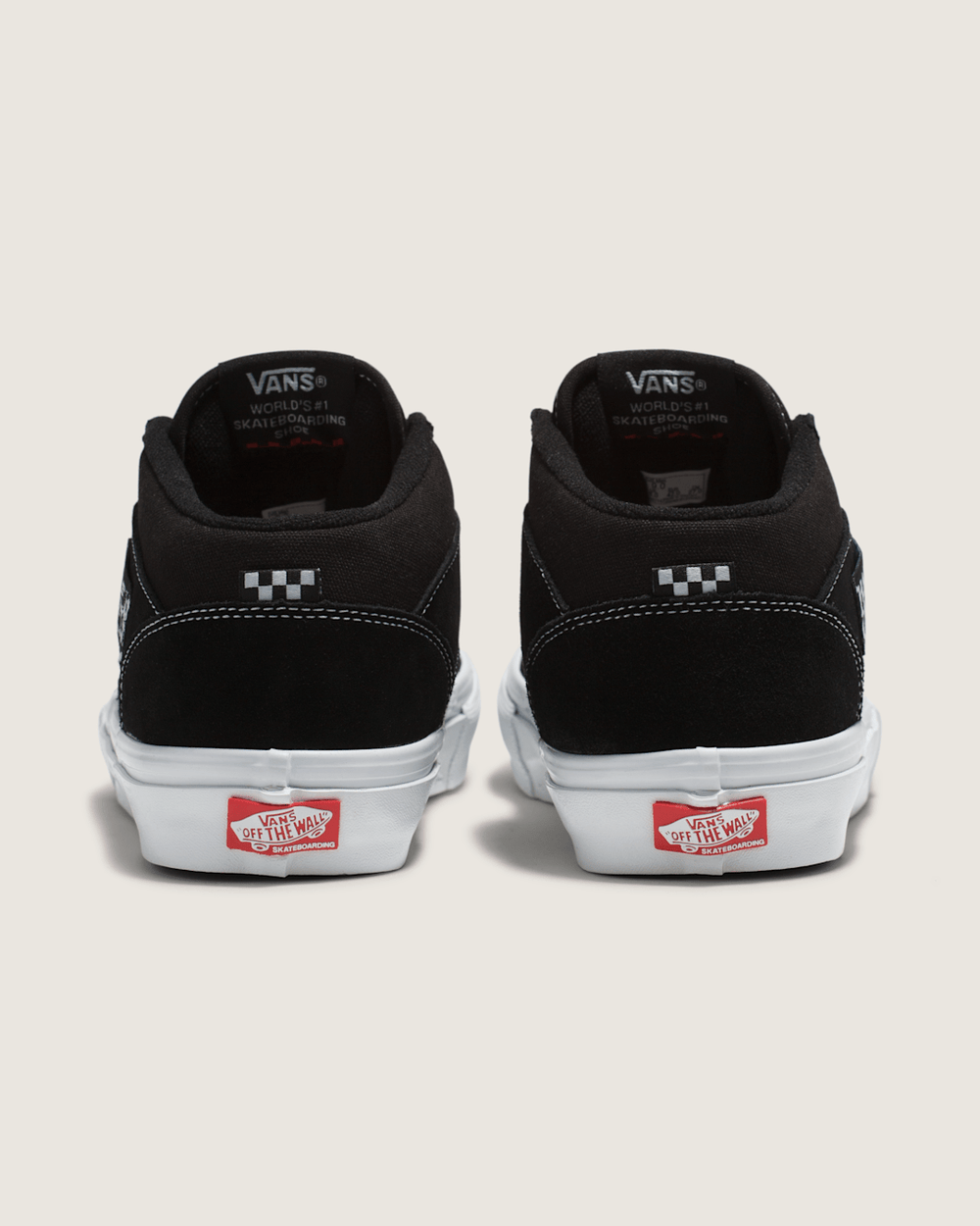 Skate Half Cab Black/White Skate Shoe | Vans discount