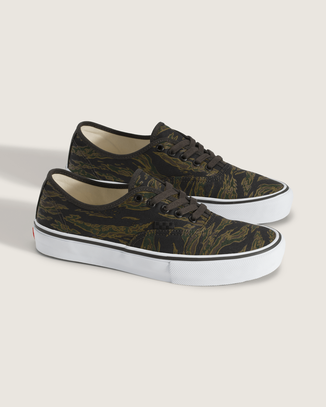 Skate Authentic Shoe in Camo Green / Black | Vans near me