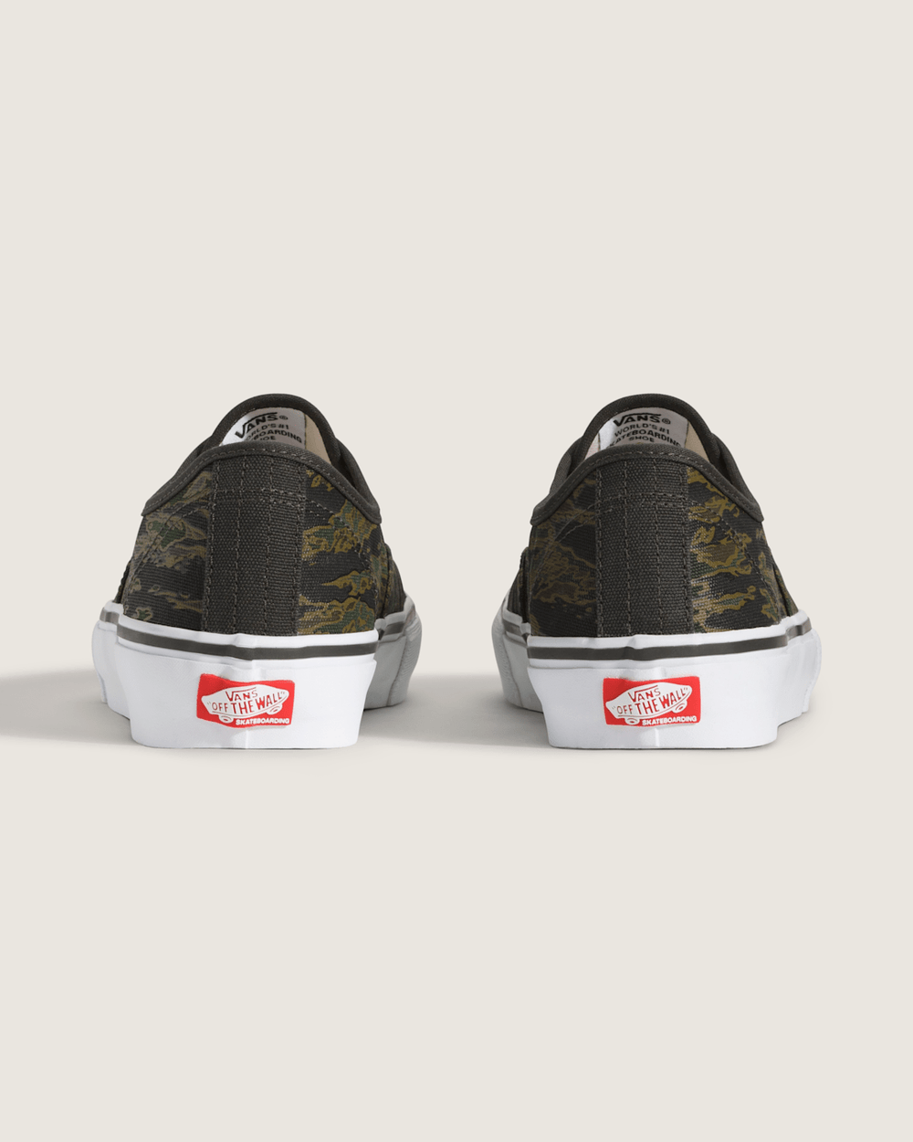 Skate Authentic Shoe in Camo Green / Black | Vans near me