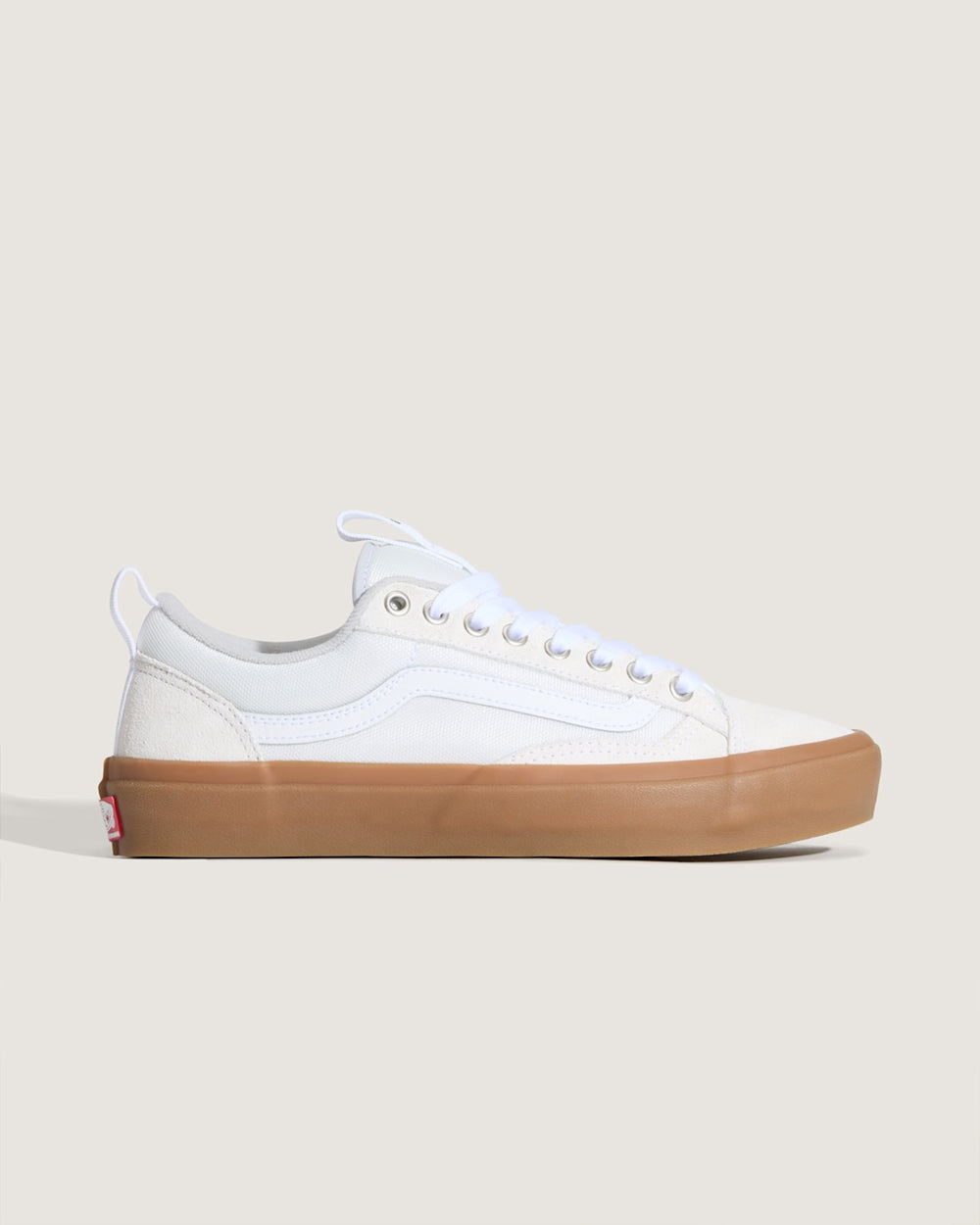 Skate Old Skool 36+ Gum Shoe in White | Vans sale
