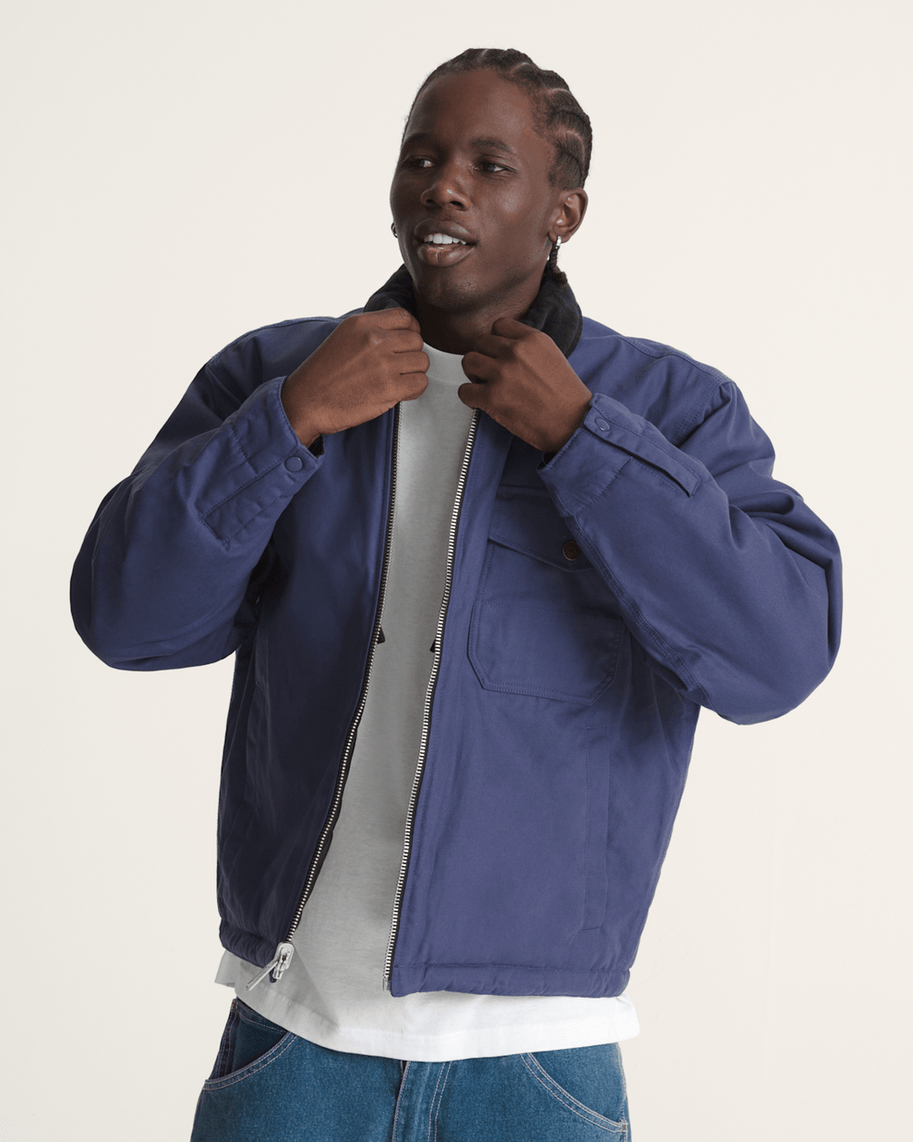 Skate Garage Reversible Jacket in Deep Twilight Blue | Vans near me