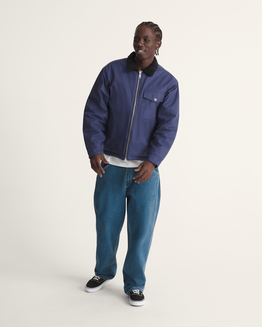 Skate Garage Reversible Jacket in Deep Twilight Blue | Vans near me
