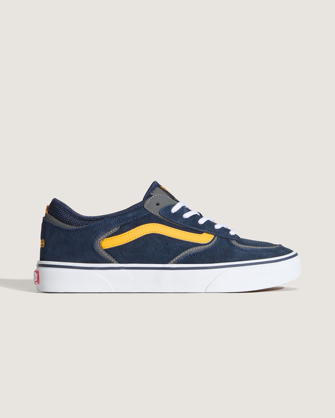 Skate Rowley Shoe in Navy Blue / Yellow | Vans outlet