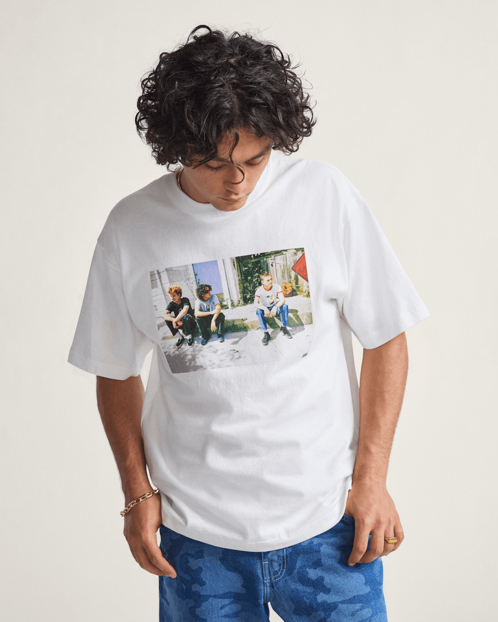 Skate Curb T-Shirt by Atiba Jefferson in Atiba White | Vans on sale