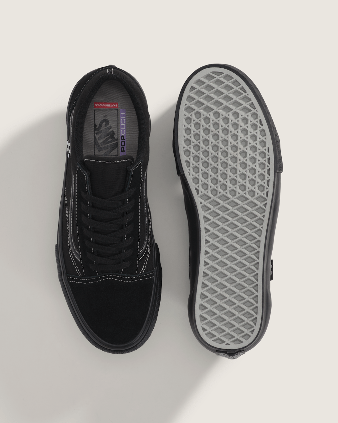Skate Old Skool Shoe in Black / Grey | Vans discount