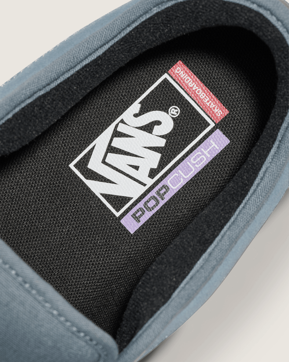 Skate Chukka Low Sidestripe Shoe in Slate Blue / Navy | Vans outlet