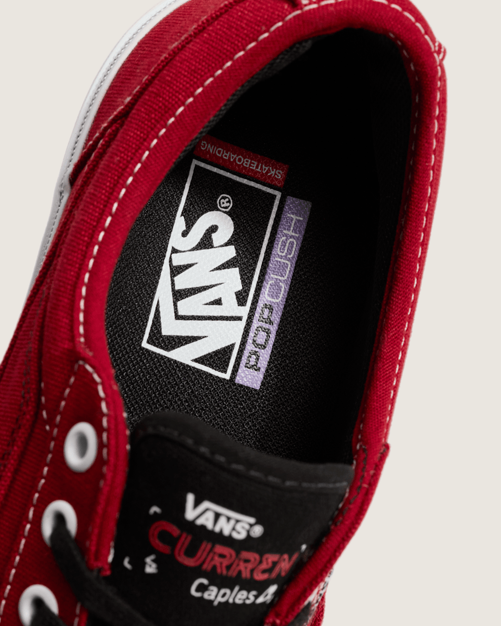 Skate Curren Caples Shoe in Red / White | Vans on sale