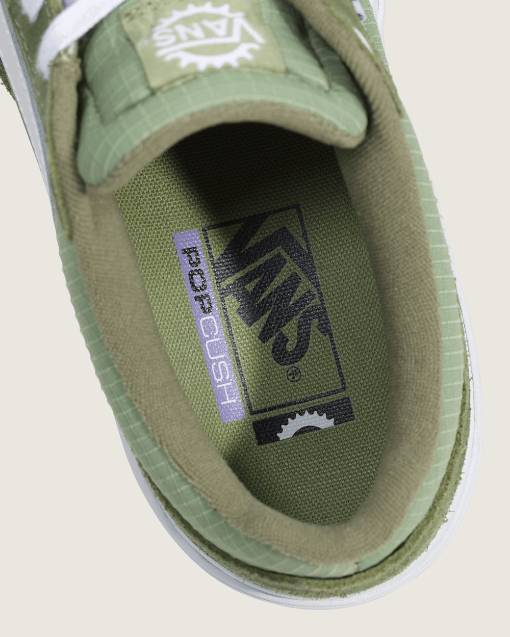 BMX Proof Wafflecup Shoe in Olive Green / White | Vans discount