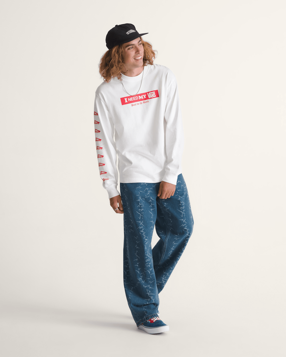 Check-5 Baggy Denim Pants in Vintage Indigo Blue | Vans sale