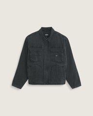 Umber Pigment Canvas Jacket in Black | Vans online