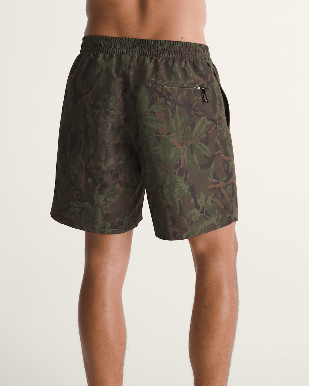 Primary II Elastic Printed Boardshorts in Obsidian Fern Green | Vans outlet