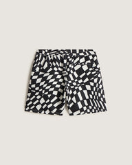 Primary II Elastic Printed Boardshorts in Black / White | Vans near me