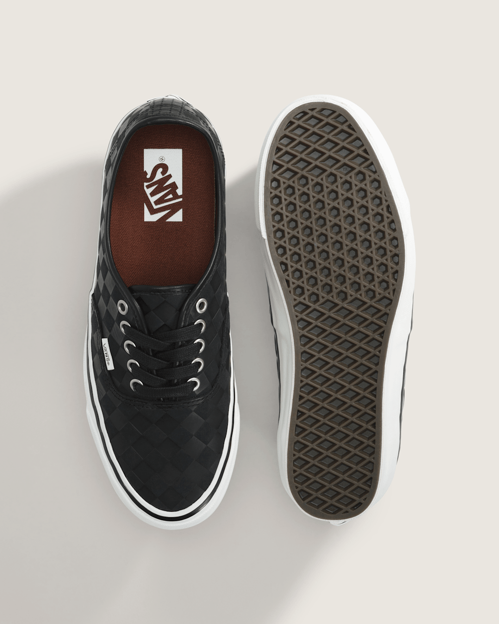 Premium Authentic Shoe in Checkerboard Blackout | Vans near me
