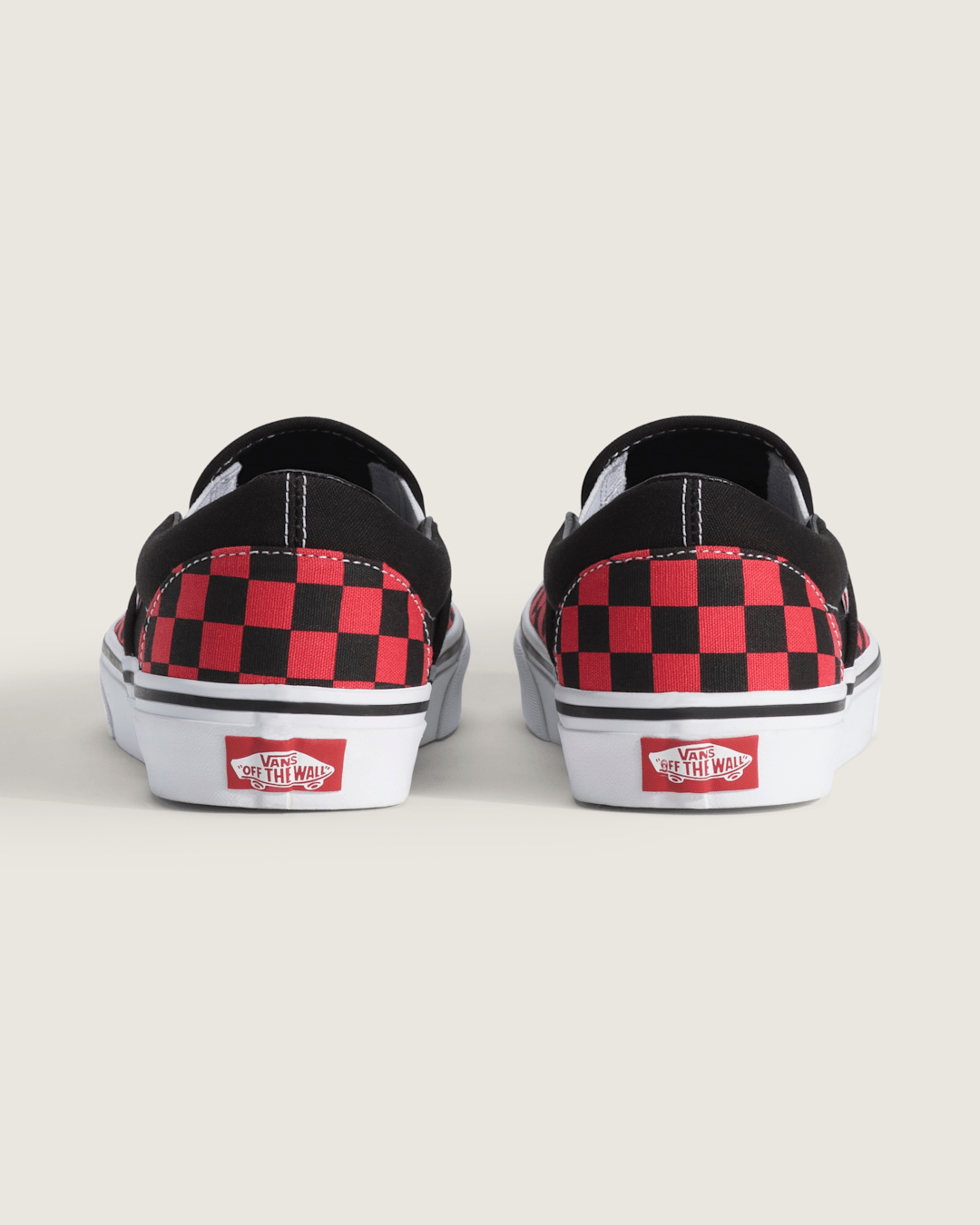 Classic Slip-On Checkerboard Shoe in Checkerboard Crimson Haze Red | Vans sale