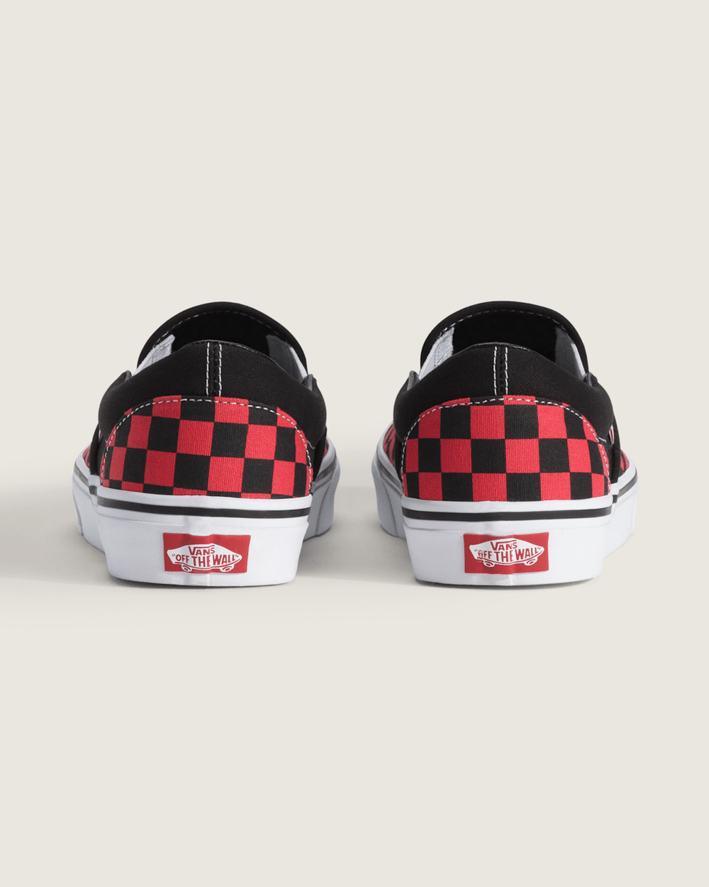 Classic Slip-On Checkerboard Shoe in Checkerboard Crimson Haze Red | Vans sale