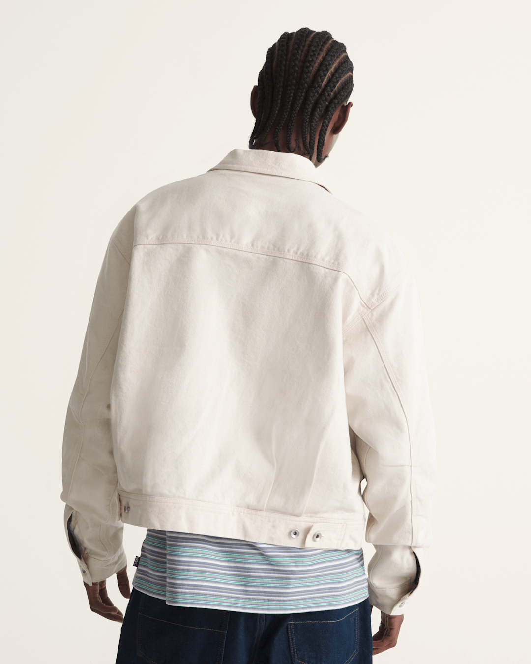 Premium Denim Station Jacket in Natural Seed Beige | Vans sale