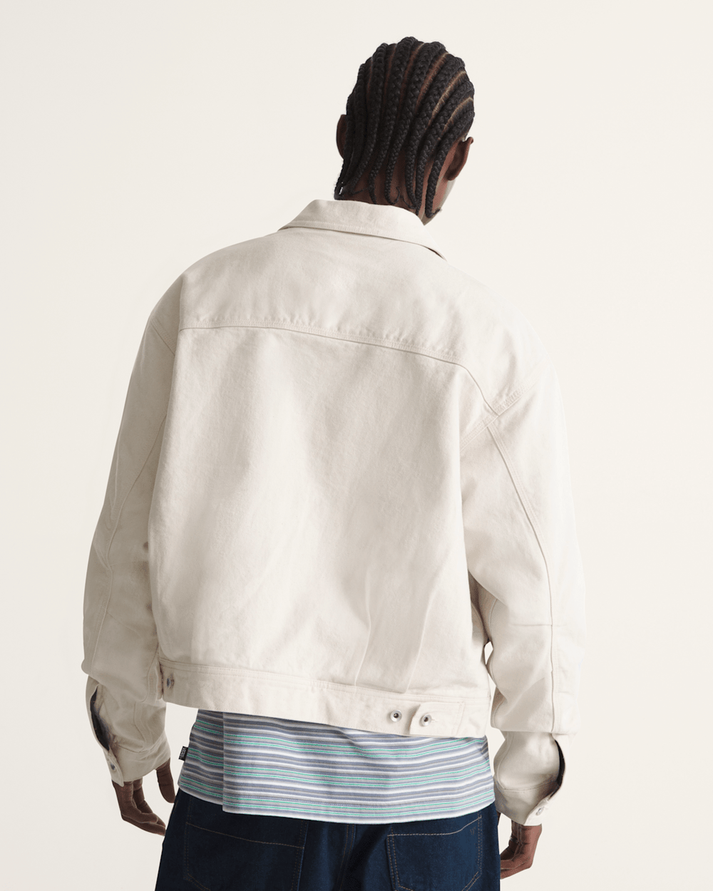 Premium Denim Station Jacket in Natural Seed Beige | Vans sale