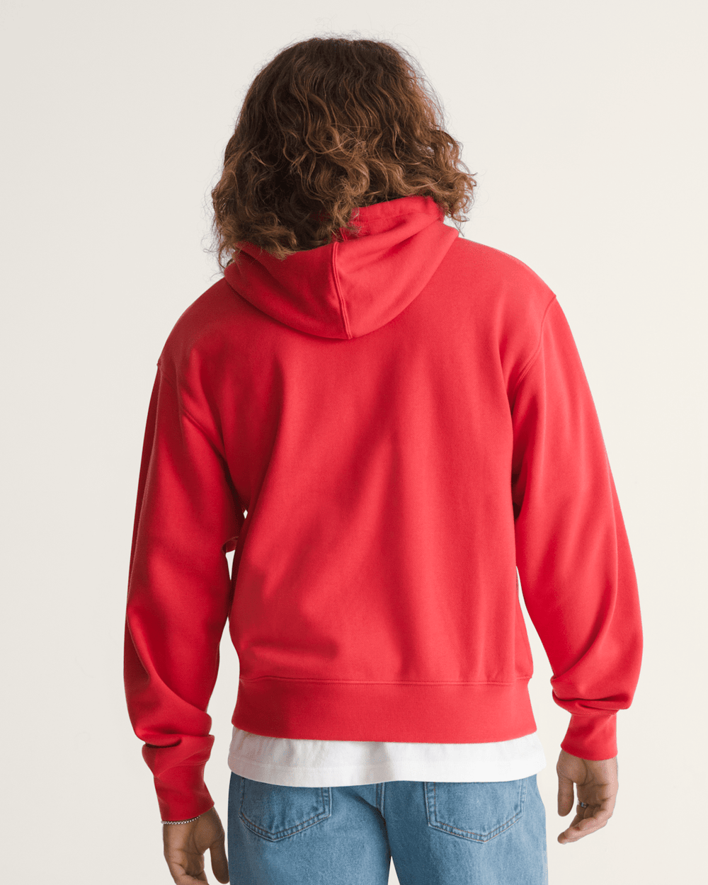 Stretch Logo Pullover Hoodie in Crimson Haze Red | Vans on sale