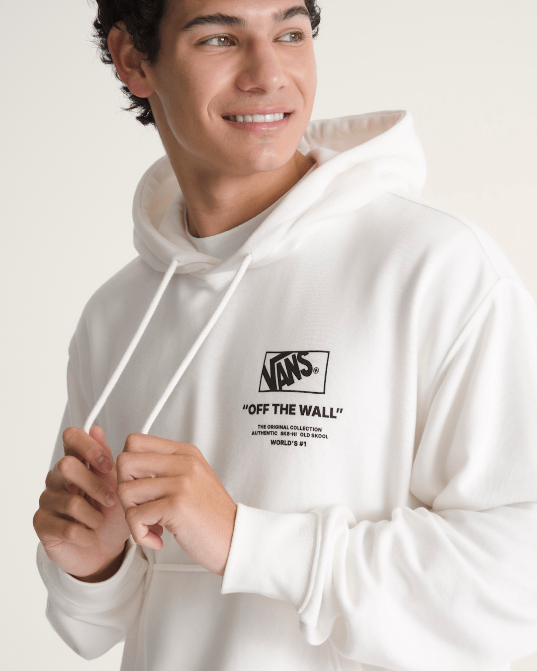 Stacked Hi Pullover Hoodie in Egret White | Vans sale