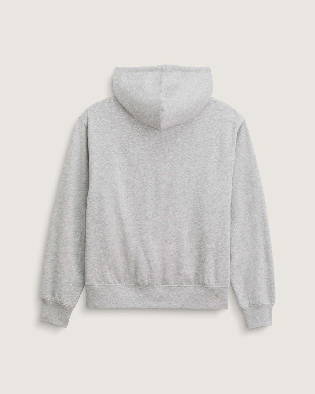 Stretch Logo Zip Hoodie in Cement Heather Grey | Vans online