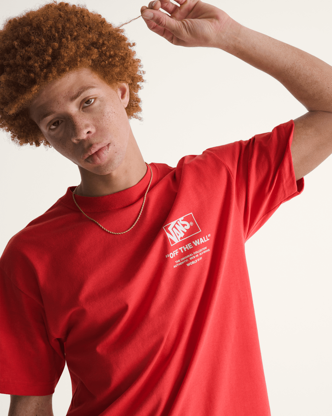 Stockpile T-Shirt in Crimson Haze Red | Vans on sale