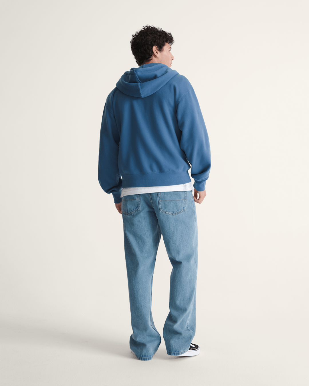Check-5 Loose Denim Pants in Stonewash Blue | Vans online