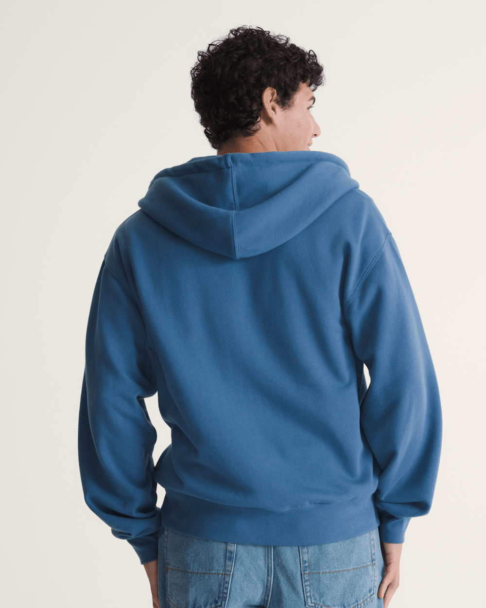 Stretch Logo Zip Hoodie in True Navy Blue | Vans near me