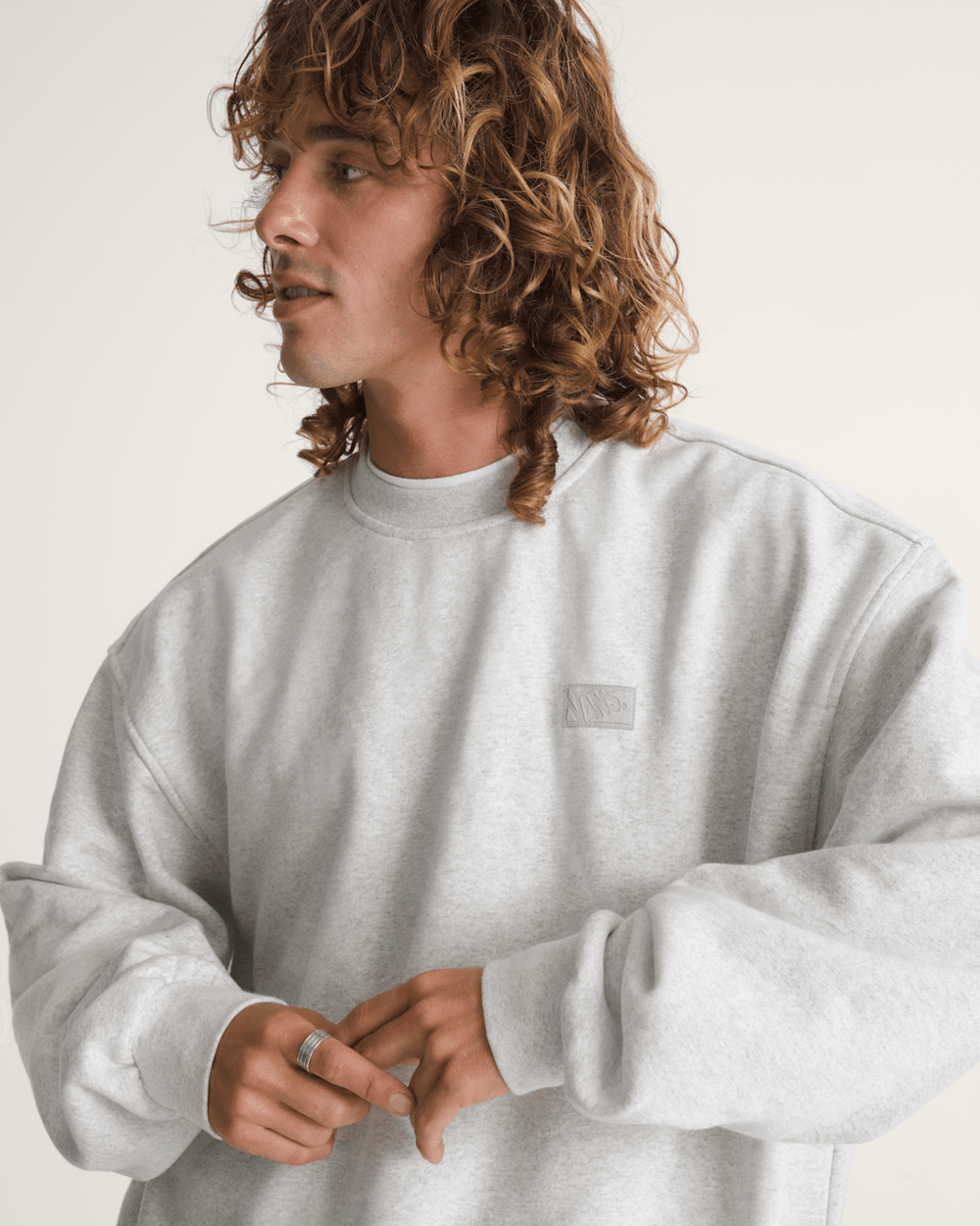 Premium Crewneck Sweatshirts in Ash Heather Grey | Vans sale