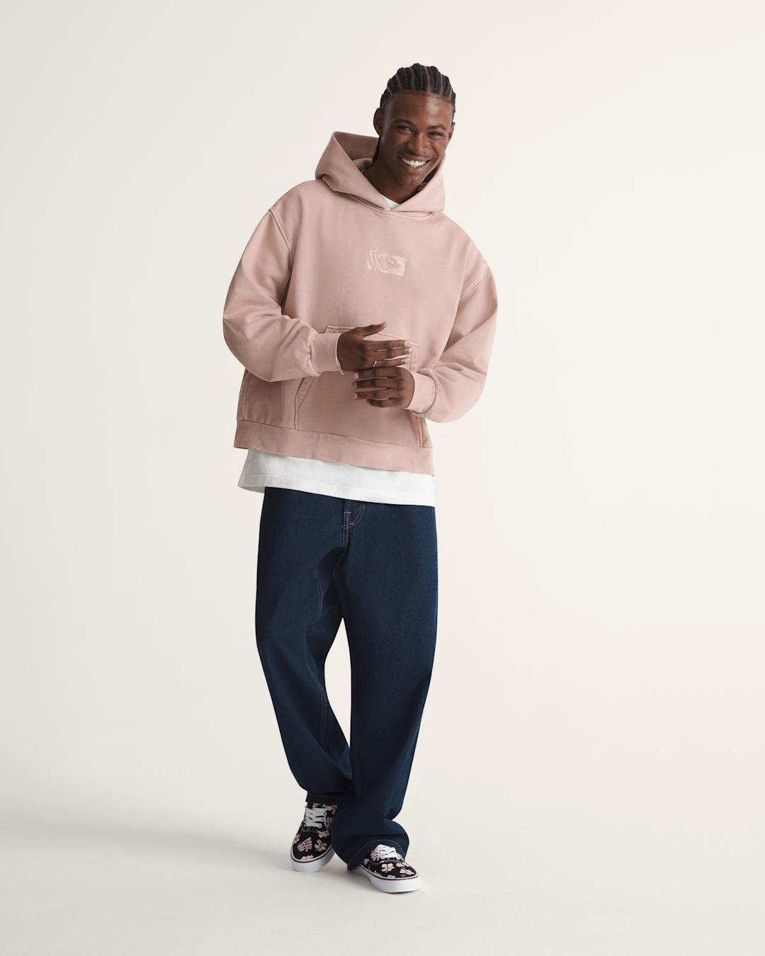 Premium Pullover Hoodie in Warm Taupe Beige | Vans discount