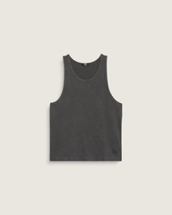 Premium Waffle Tank Top in Faded Black | Vans online