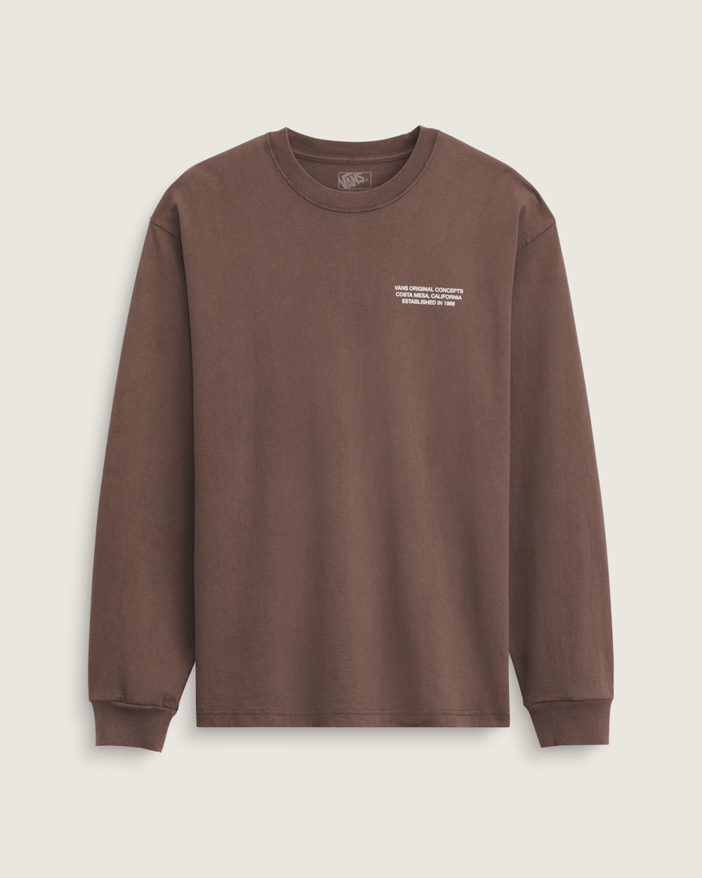 Original Concepts Long Sleeve T-Shirt in Vintage Cocoa Brown | Vans sale