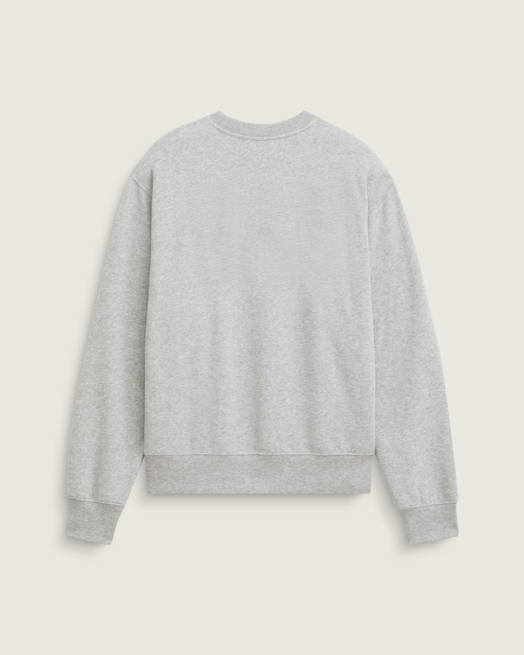 Stretch Logo Crew Sweatshirt in Cement Heather Grey | Vans discount