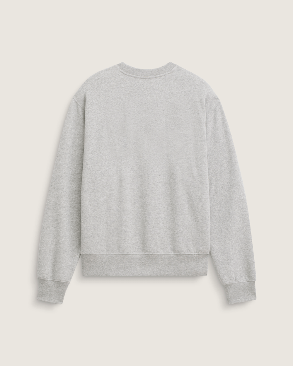 Stretch Logo Crew Sweatshirt in Cement Heather Grey | Vans discount