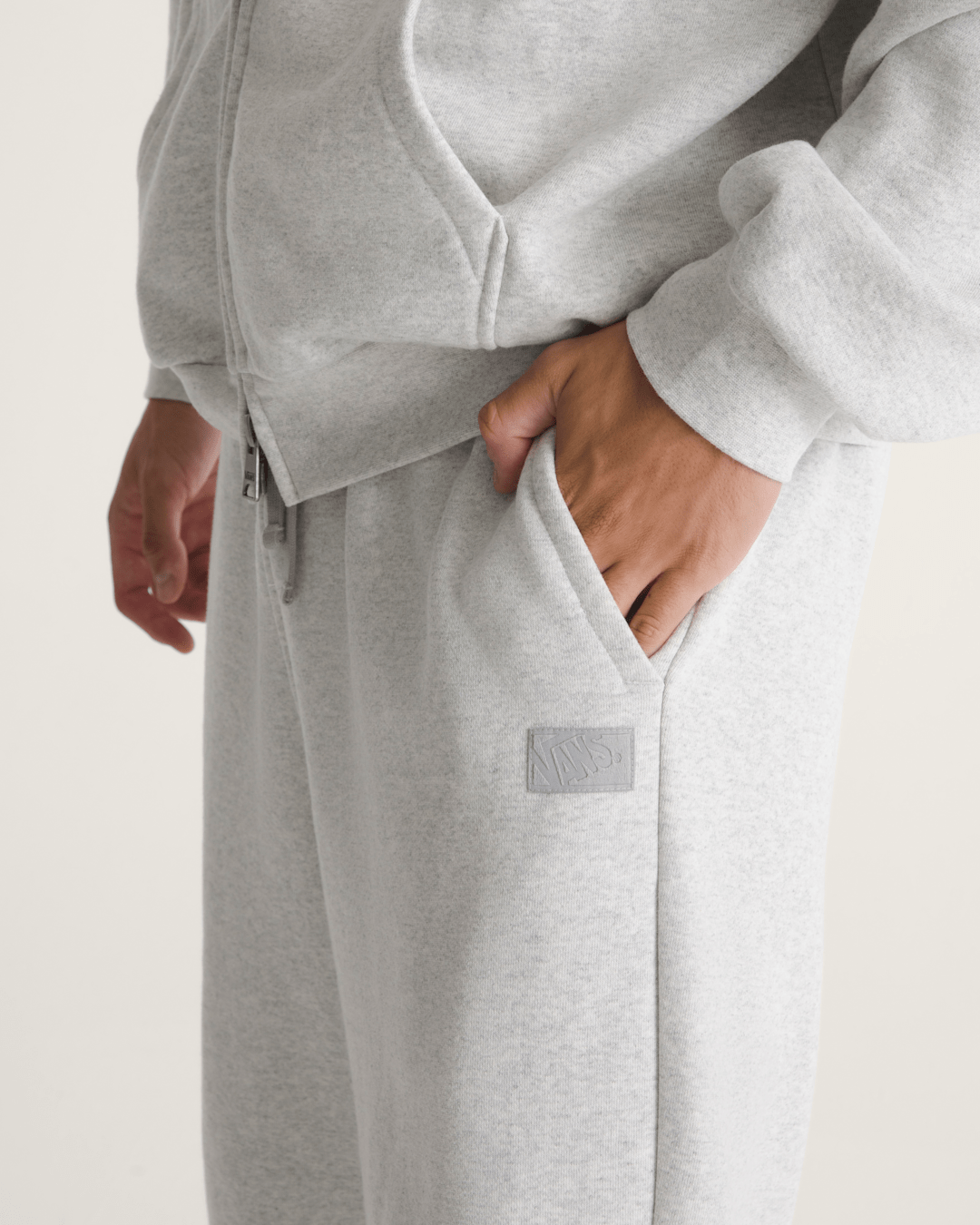 Premium Fleece Sweat Pants in Ash Heather Grey | Vans outlet