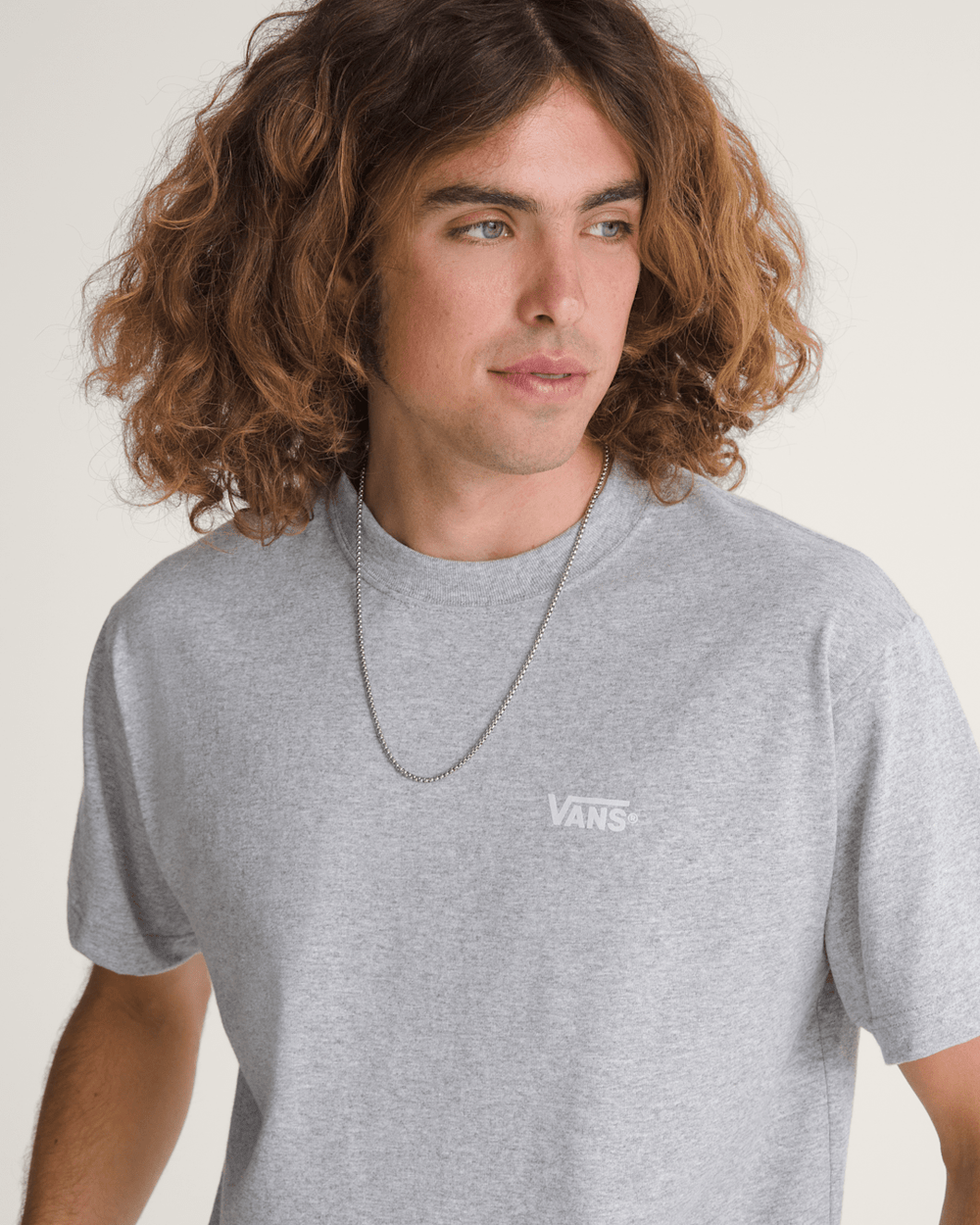 New Left Chest T-Shirt in Athletic Heather Grey | Vans sale